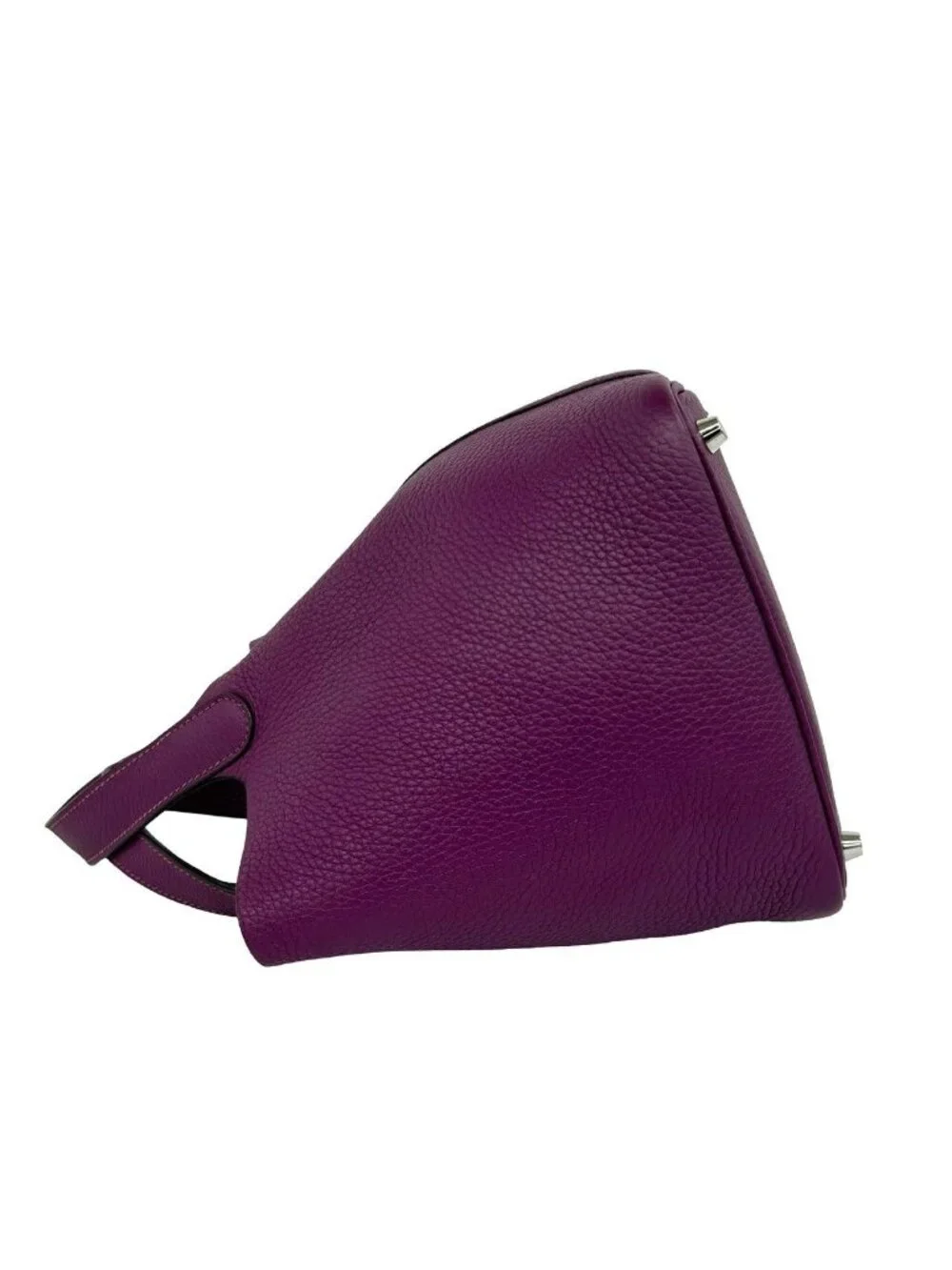 Hermes Picotin Lock PM Taurillon Clemence Handbag Mini Tote Anemone Purple